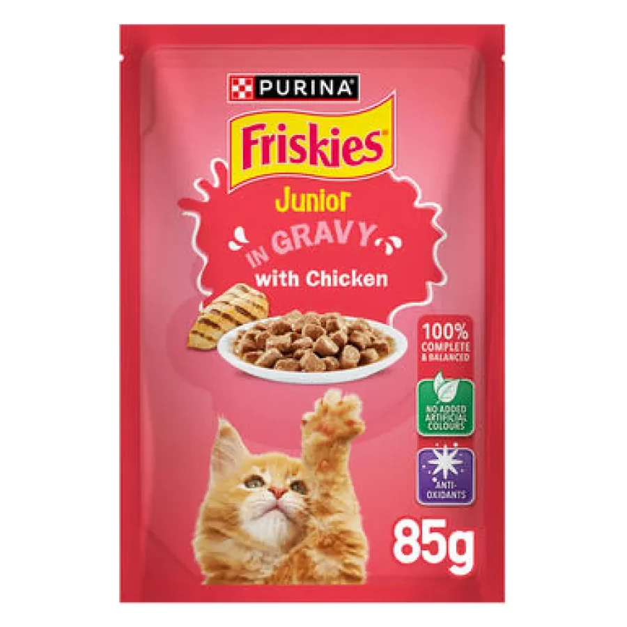 Friskies Junior Chicken in Gravy Wet Kitten Food, 85g