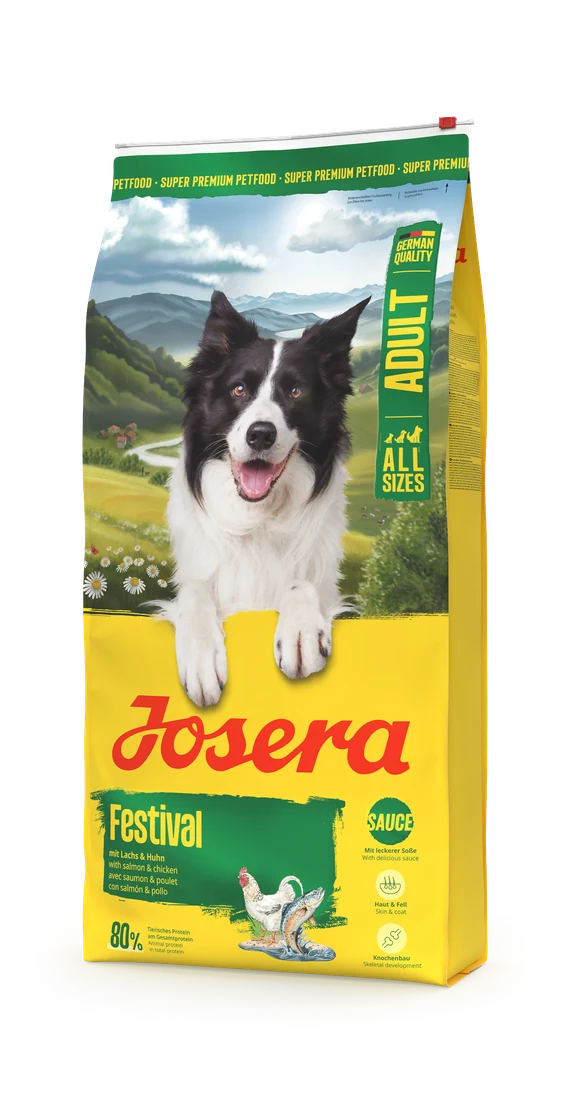 Josera Festival Salmon & Chicken Dog Food, 90g Sachet