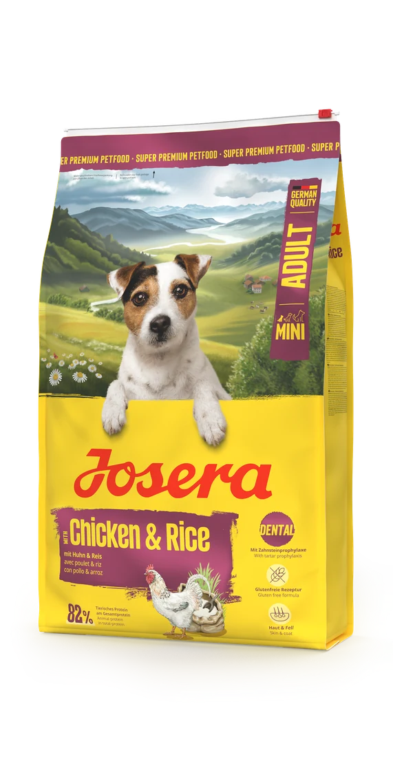 Josera MiniWell Chicken & Rice Dog Food, 5x900g