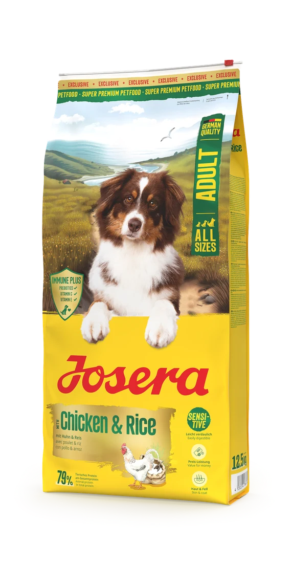 Josera Poultry-Menu Adult Chicken & Rice Dog Food, 12.5kg