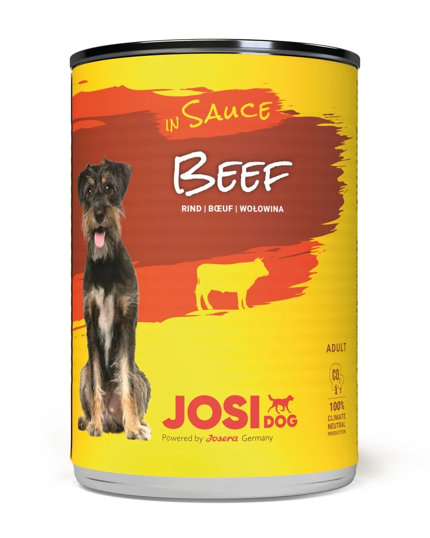 JosiDog Beef in Sauce Wet Dog Food, 415g