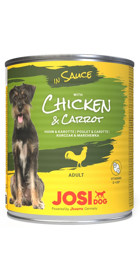 JosiDog Chicken in Sauce Wet Dog Food, 415g