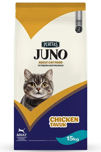 Juno Chicken Adult Dry Cat Food, 15kg