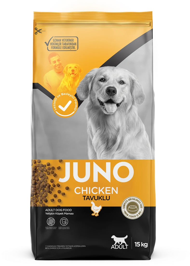 Juno Chicken Adult Dry Dog Food, 15kg