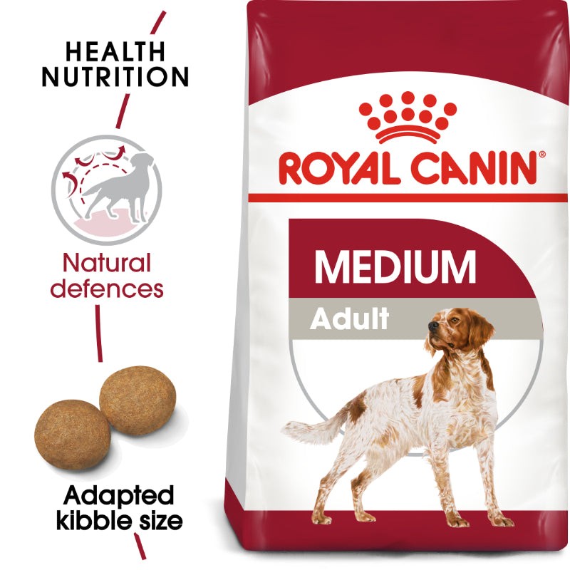 Royal Canin Medium Adult Dog Food (4-10-15Kg) - 4Kg