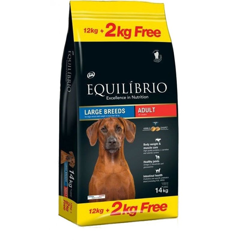 Equilibrio Large Breed Adult Dog Food (2kg-14kg) - 2kg