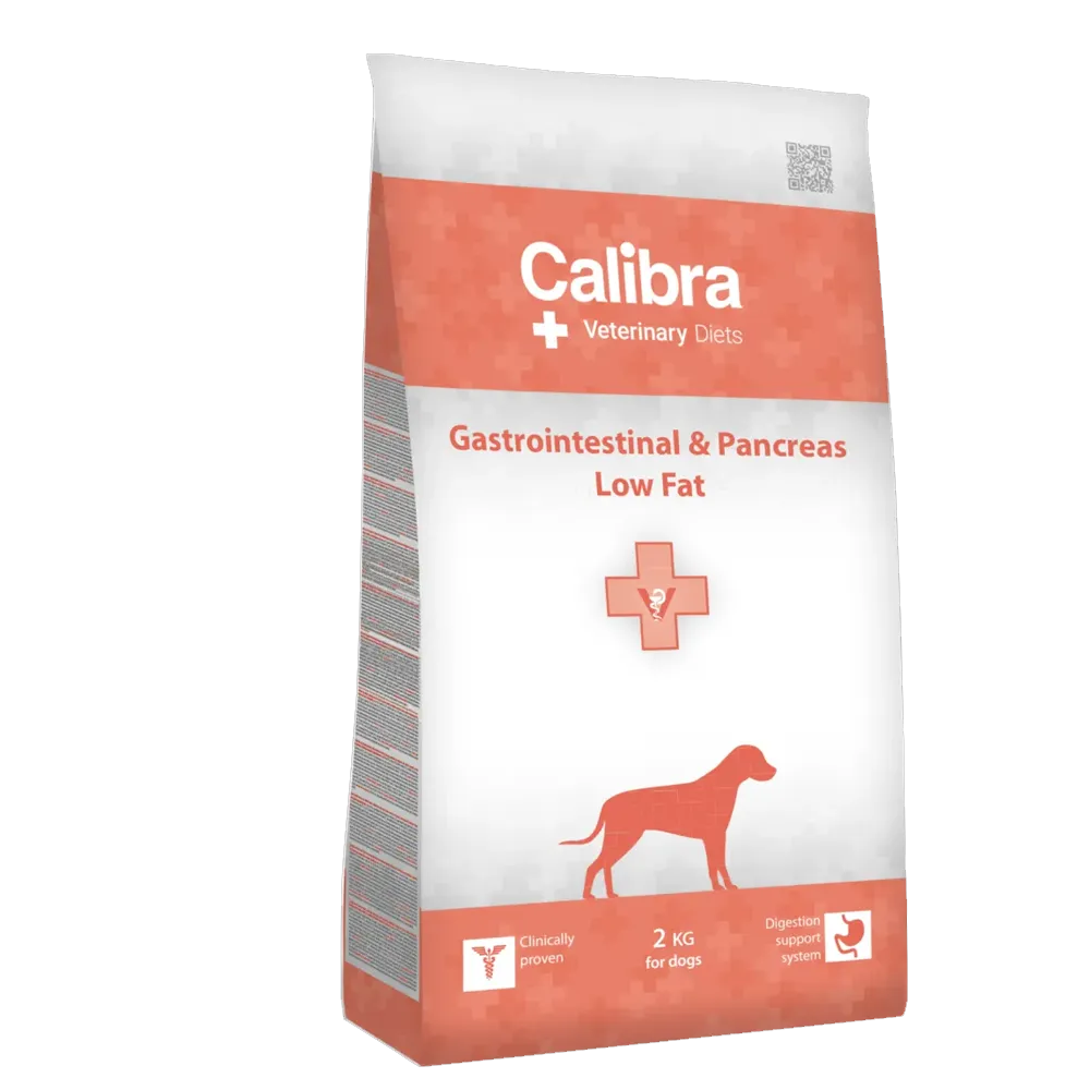 VD Dog Gastrointestinal & Pancreas - Low Fat - Calibra - Dog Food - 2kg