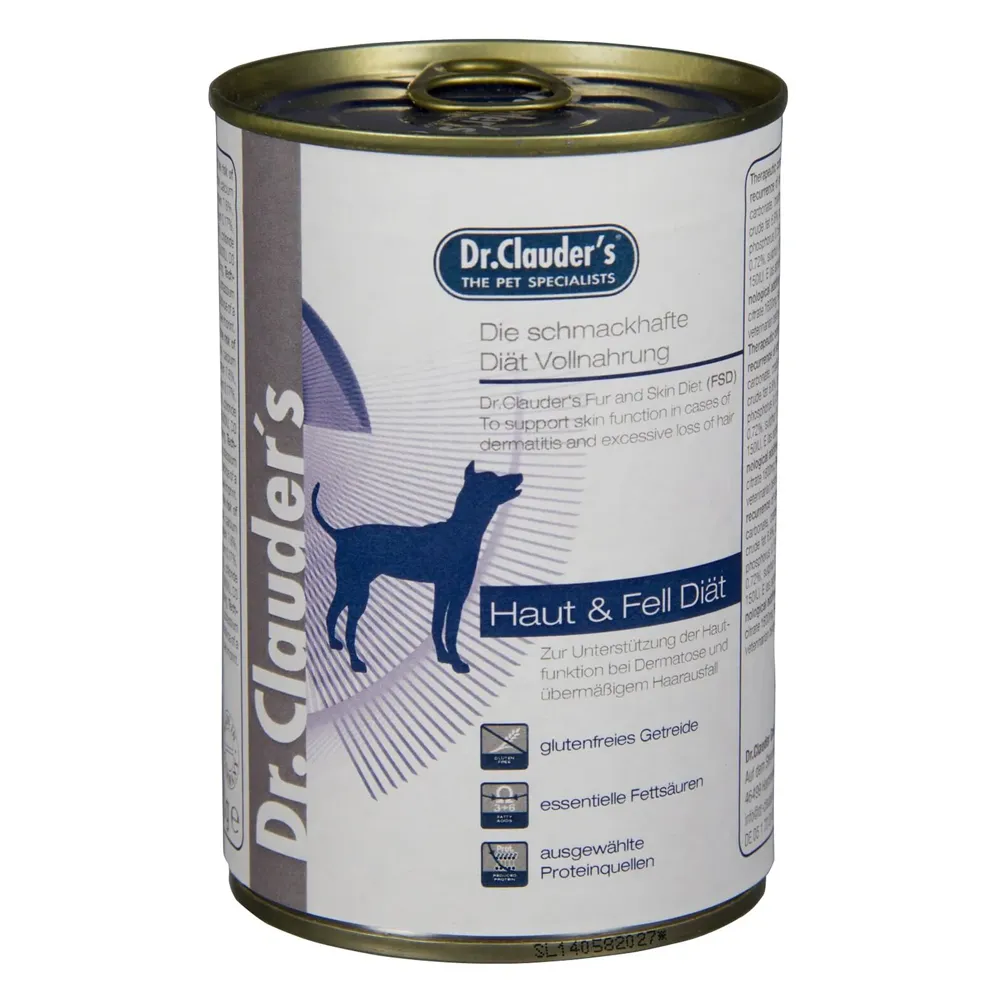 Dr.Clauder's - Skin & Coat Diet - Chicken - Dog Wet Food - 400g