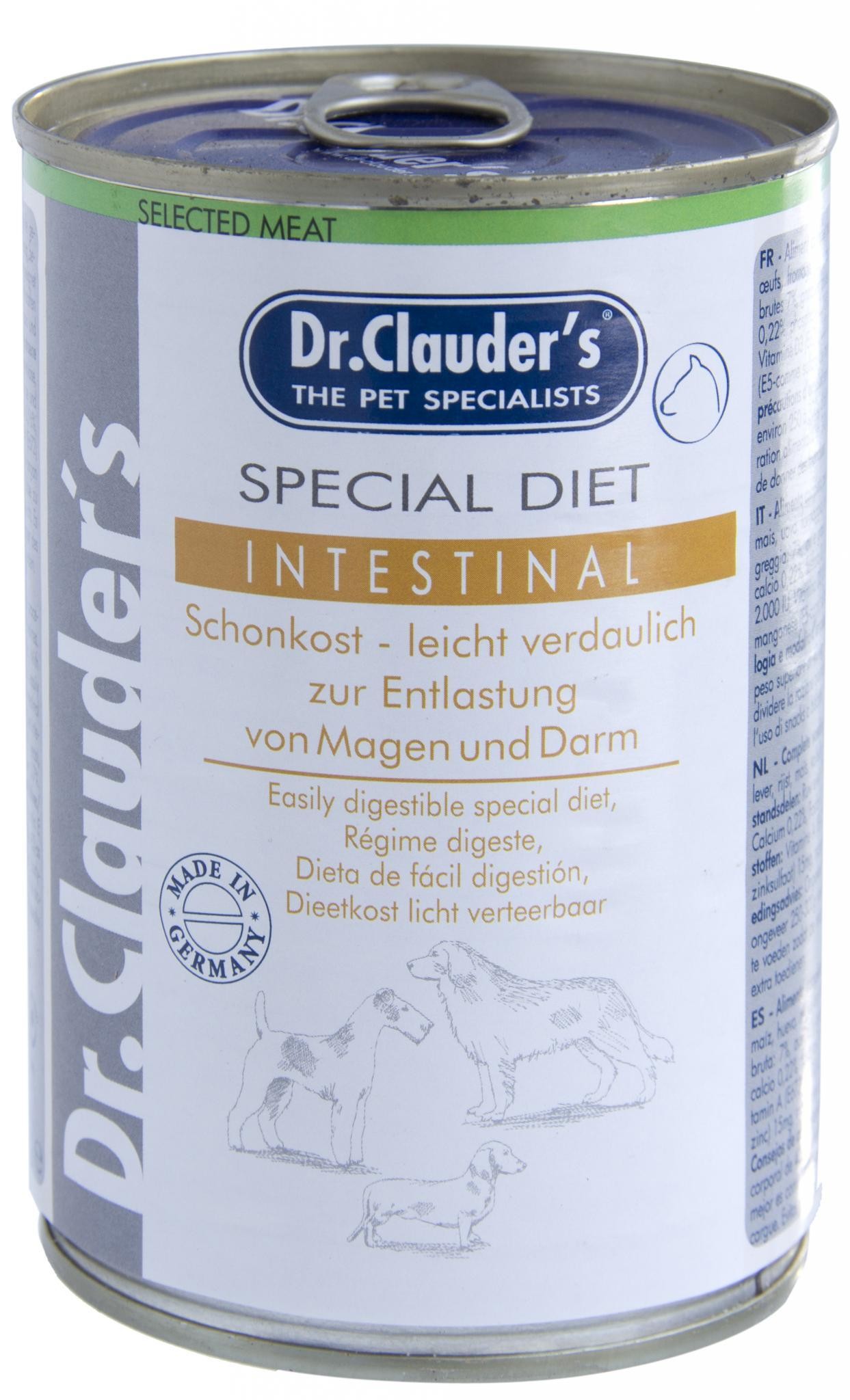 Dr.Clauder's - Intestinal Diet - Chicken & Beef - Dog Wet Food - 400g