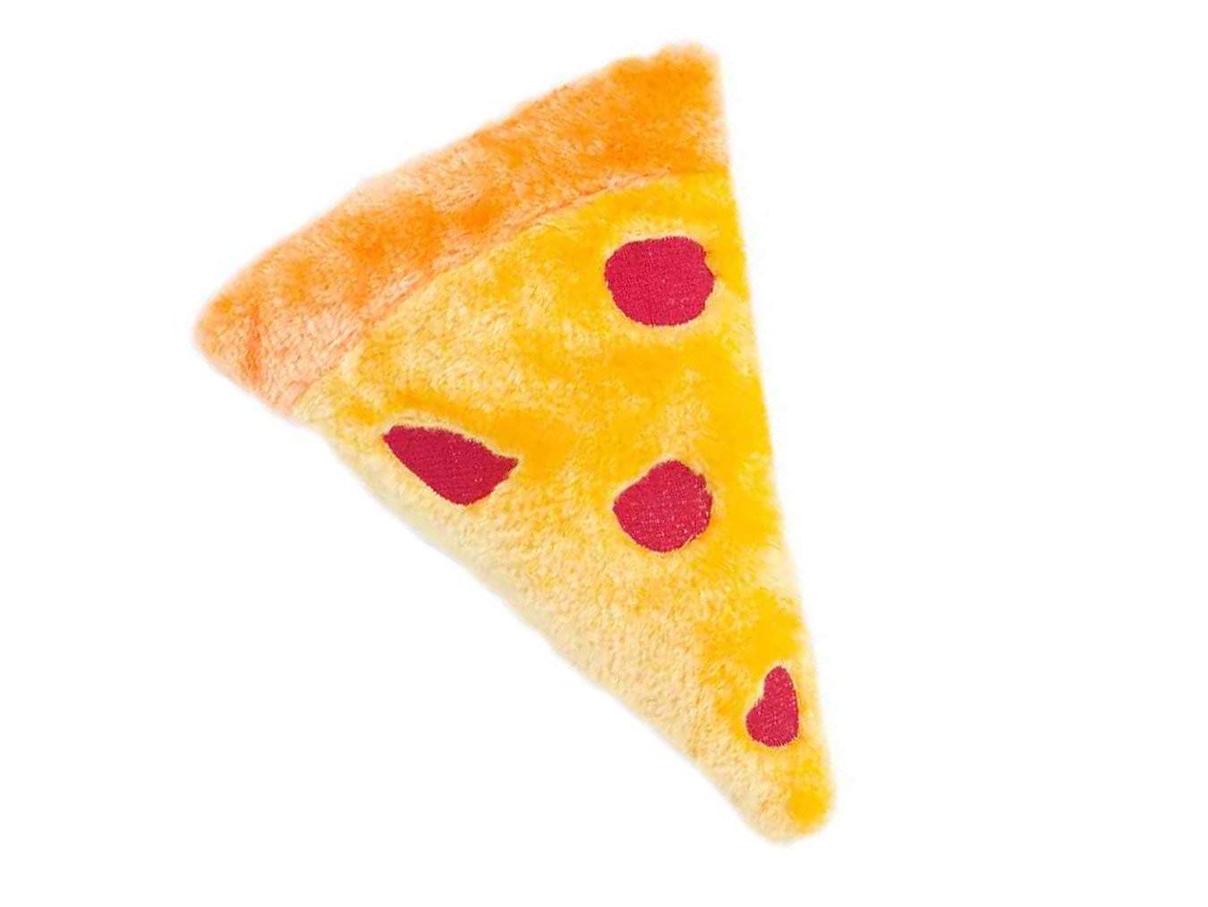 NomNomz Pizza Slice | Plush Squeaky Dog Toy | Machine Washable with Squeakers | ZippyPaws