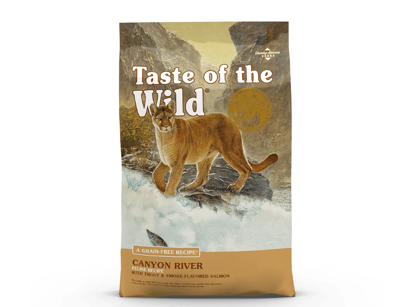 Taste of the Wild Canyon River Cat Food with Trout Salmon – 2 kg, Grain-Free, Omega-3