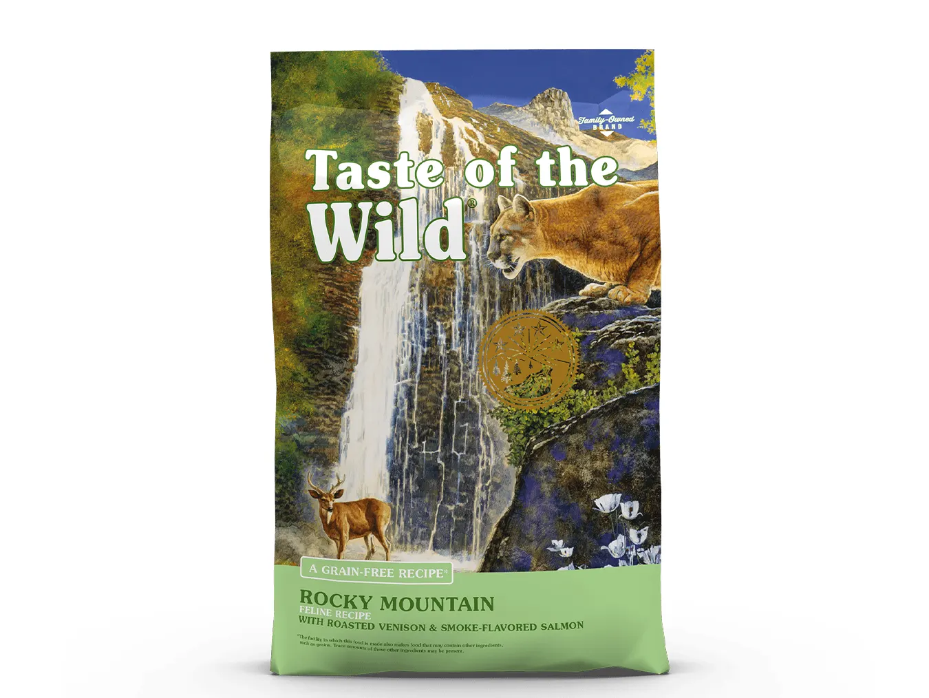 Taste of the Wild Rocky Mountain Cat Food with Venison Salmon – 2 kg, Grain-Free, High-Protein