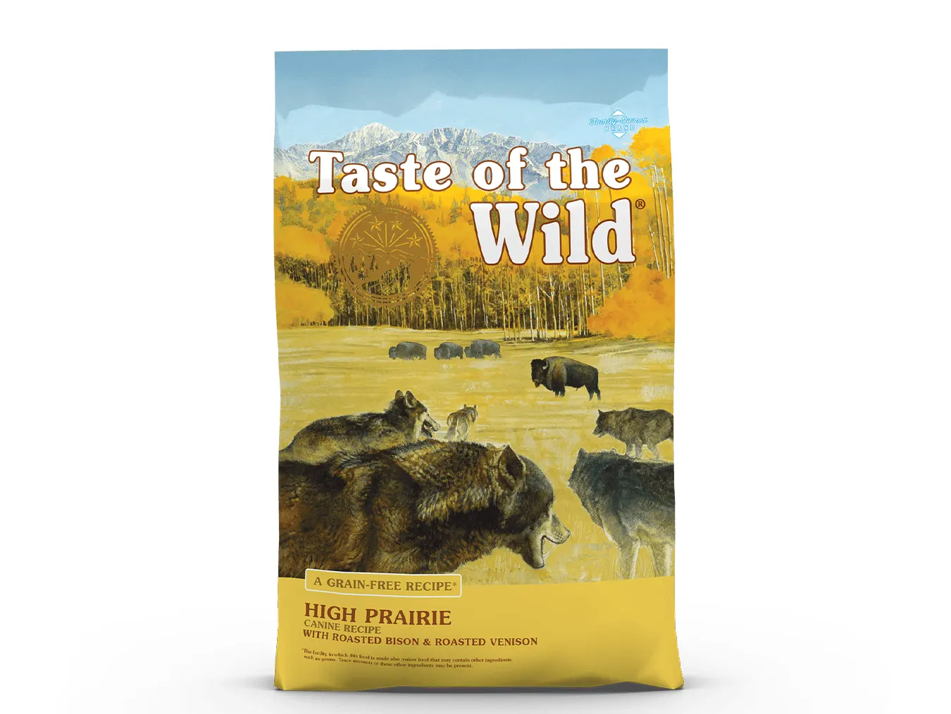 Taste of the Wild High Prairie Canine Recipe | Roasted Bison Roasted Venison | Grain-Free Dog Food for Adult Dogs