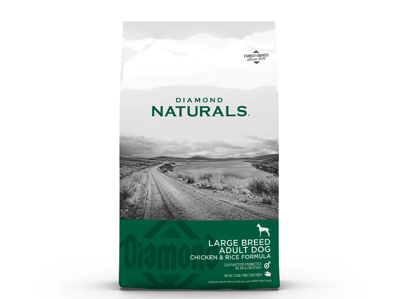 Diamond Naturals Large Breed Adult Dog Chicken Rice Formula 15 Kg | Cage-Free Chicken Joint Support for Large Dogs