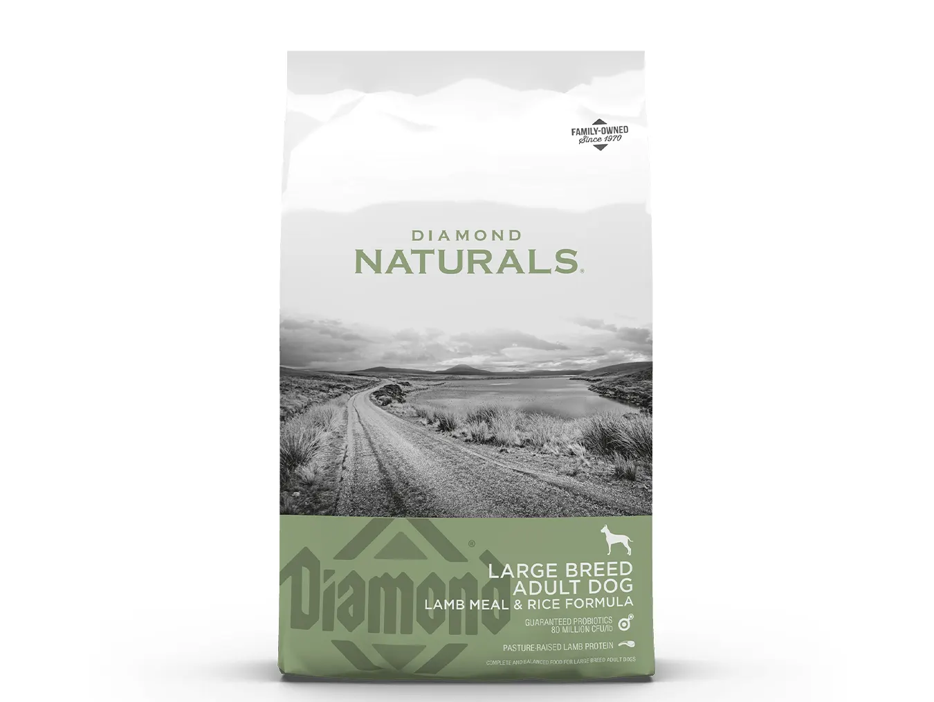 Diamond Naturals Large Breed Adult Dog Lamb Meal Rice Formula 15 Kg | Pasture-Raised Lamb Joint Support for Large Dogs