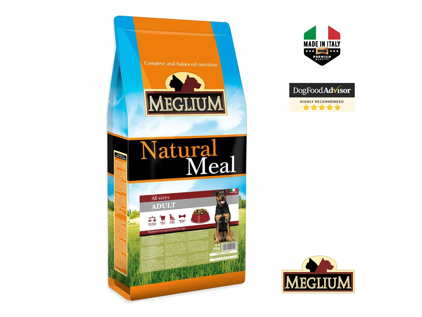 Meglium Dog Adult Gold Chicken and Beef | High-Protein Formula for Strength Vitality