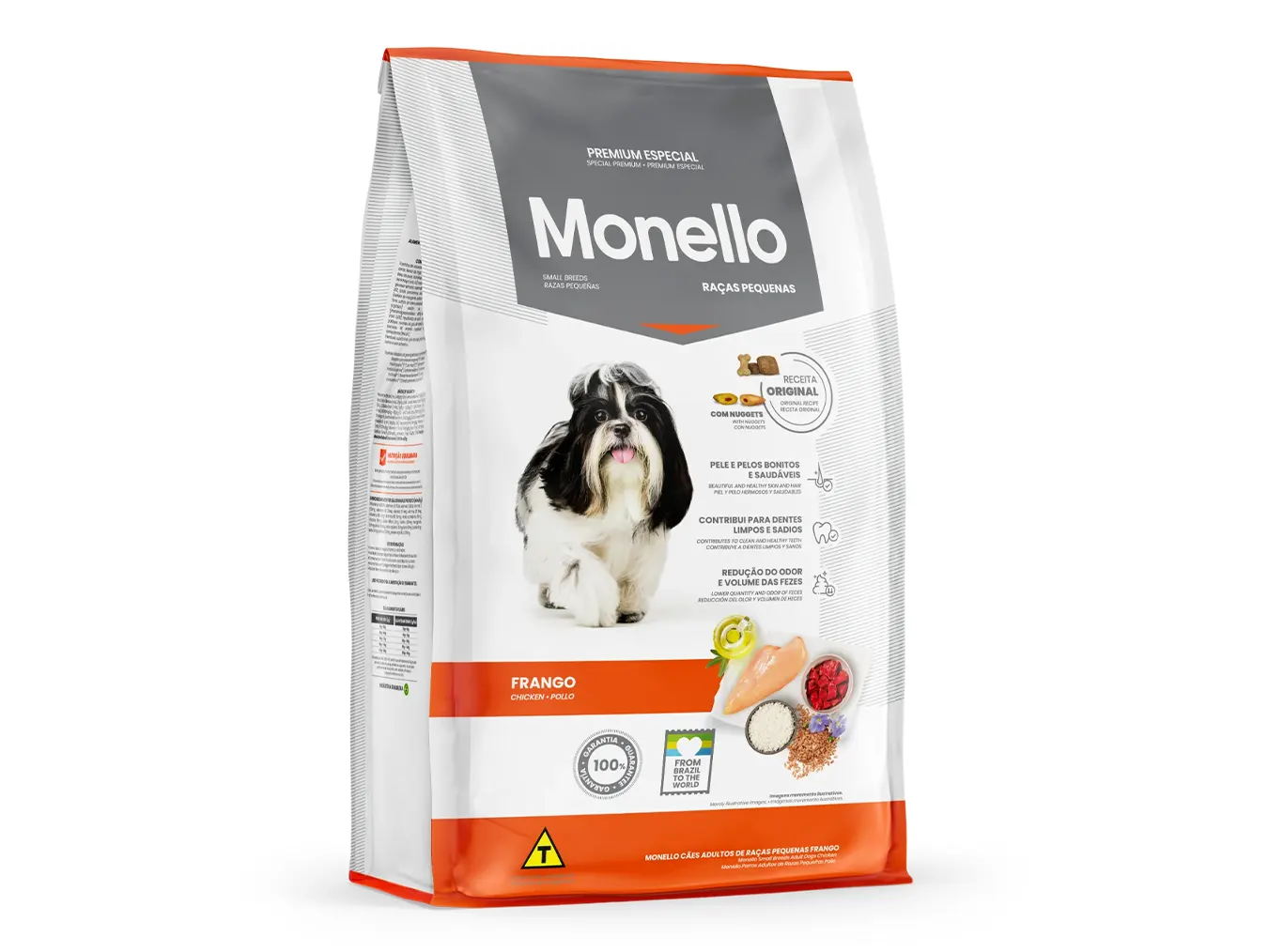 Monello Premium Dog Small Breed Dry Food | Chicken for Longevity, Digestion Coat Health