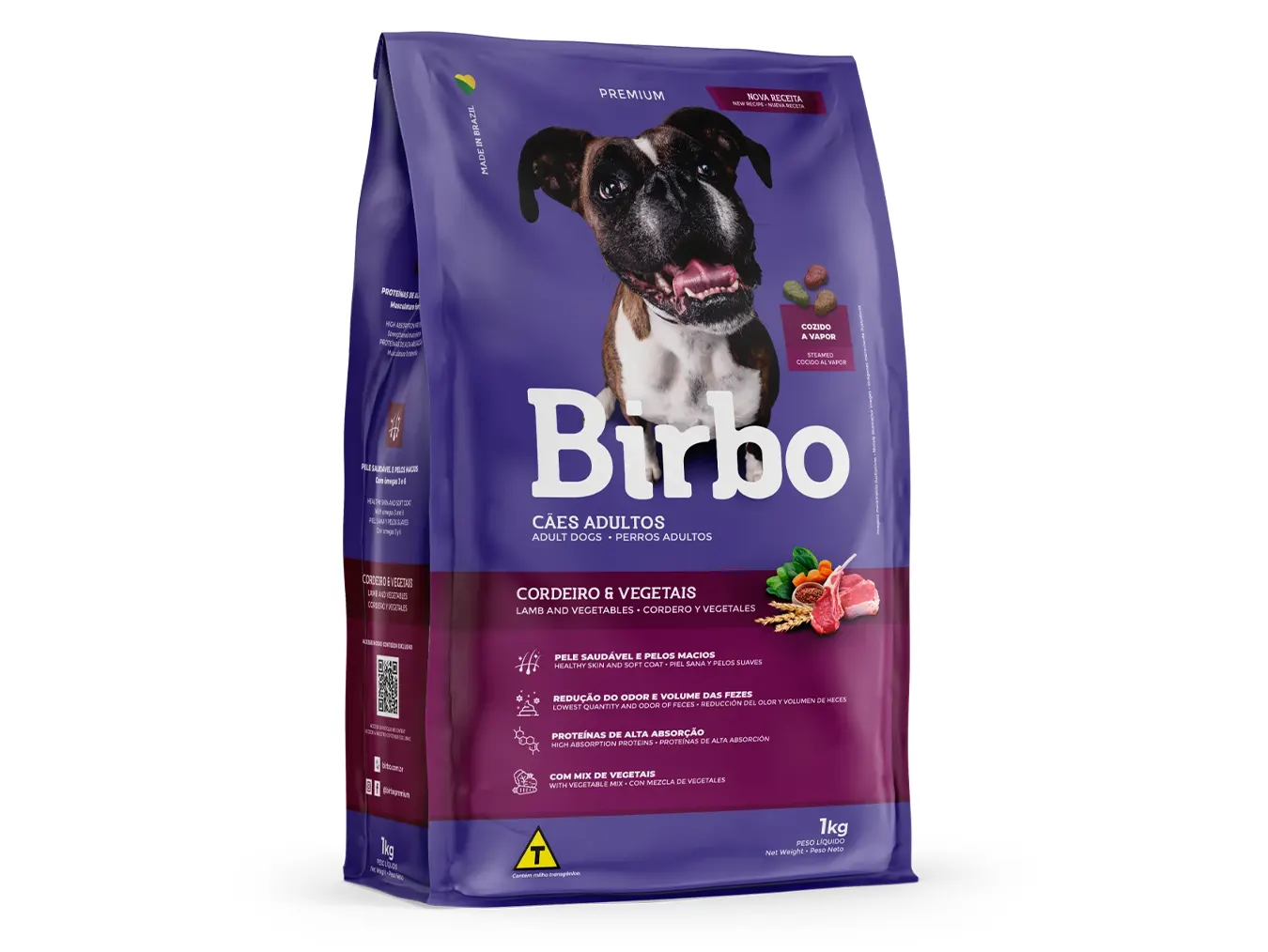 Birbo Premium Adult Dog Food Lamb Vegetables for Strong Muscles and Daily Health | 7 KG
