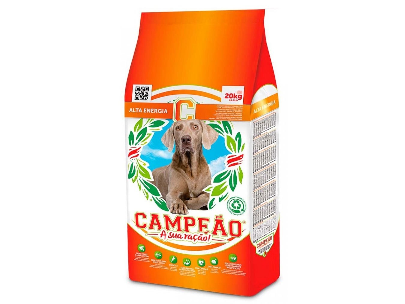 Campeao Adult Dog High Energy Dry Food 20 KG | Maximum Stamina and Strength for Active Dogs