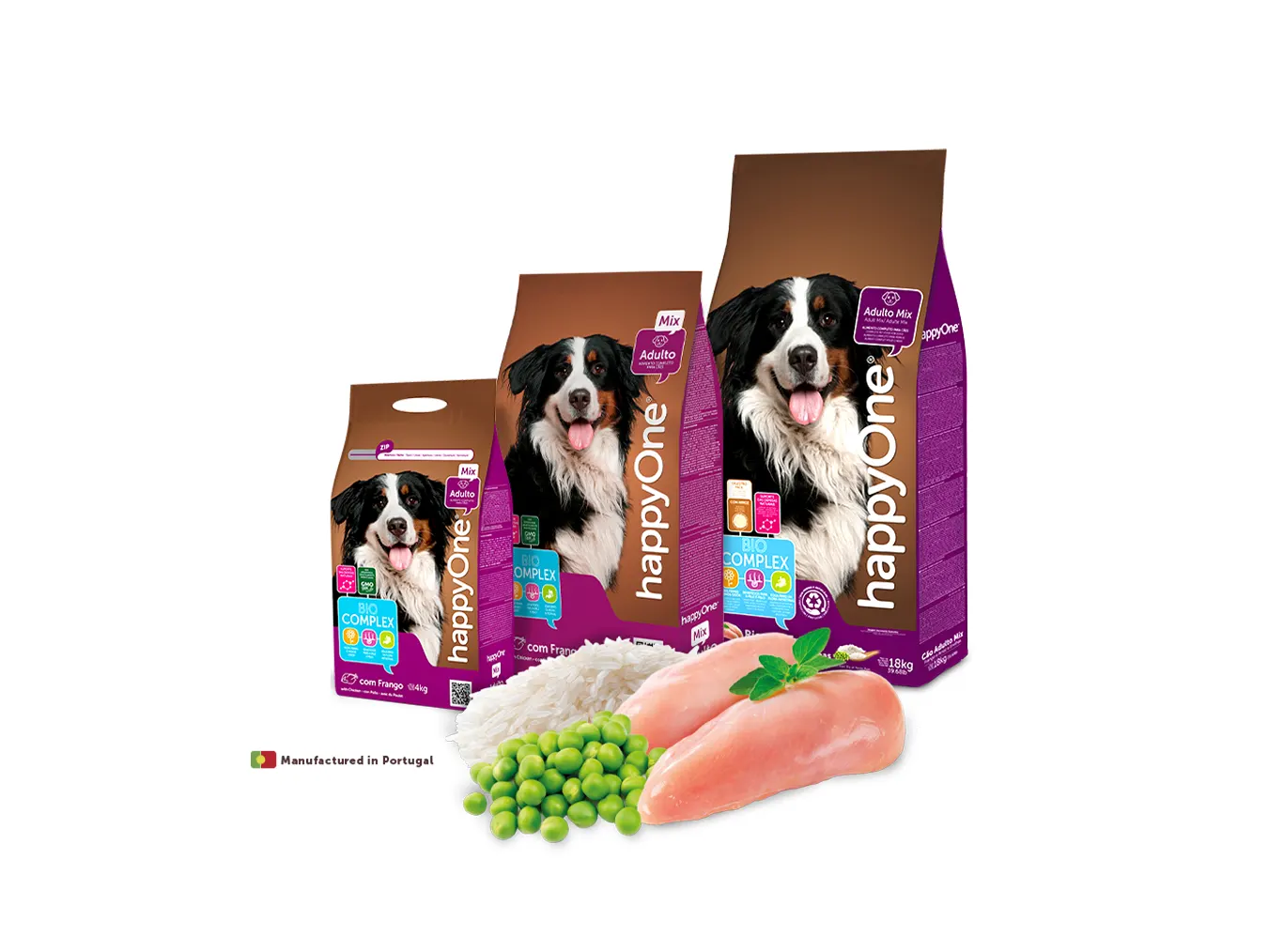 HappyOne Adult Dry Food Mix | Balanced Nutrition with BioComplex for Digestive and Immune Health