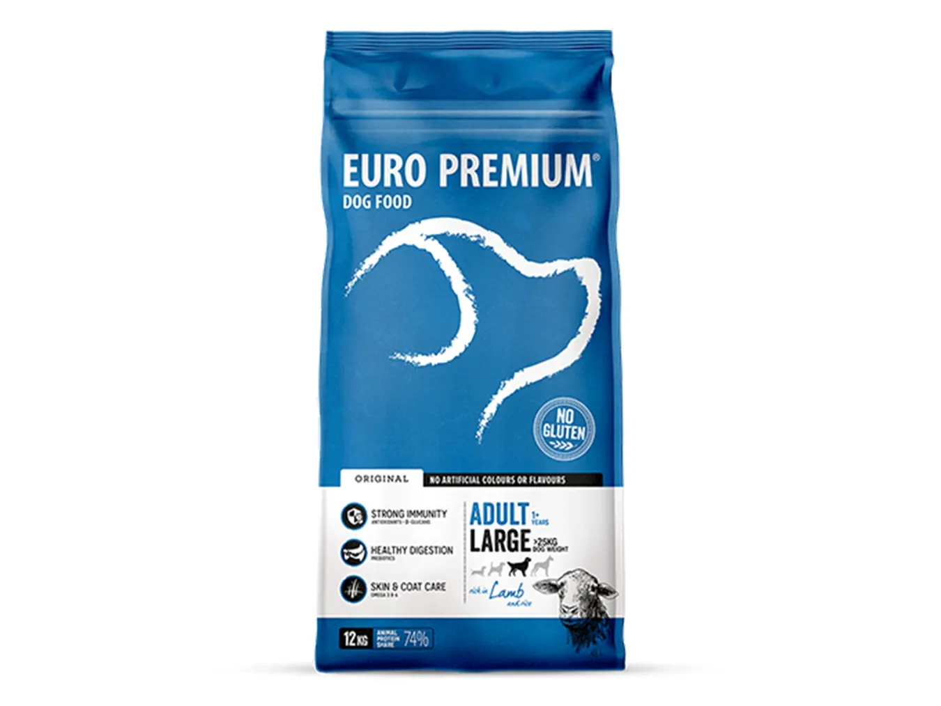 Euro Premium Large Adult Lamb Rice 12 Kg | Premium Nutrition for Large Breeds