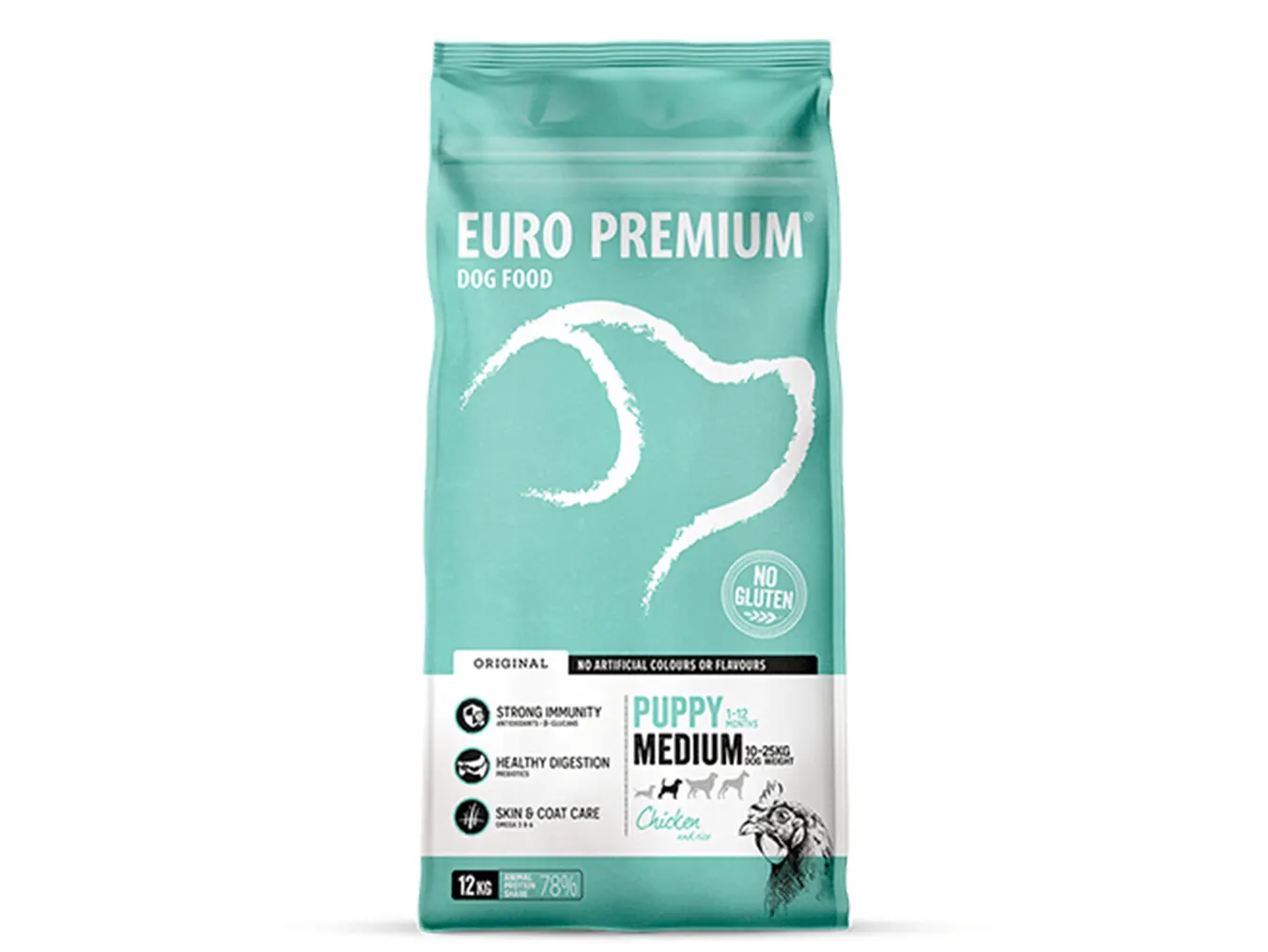 Euro Premium Medium Puppy Chicken Rice | High-Protein Nutrition for Healthy Growth