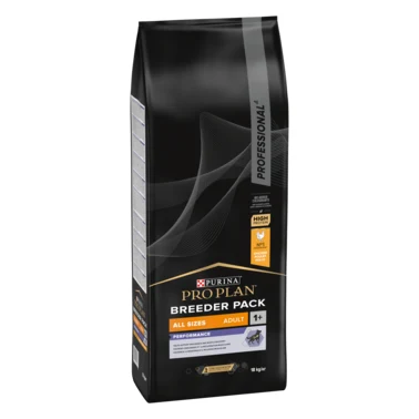 Purina Pro Plan Breeder Pack All Sizes Adult Performance Chicken Dry Dog Food, 18kg