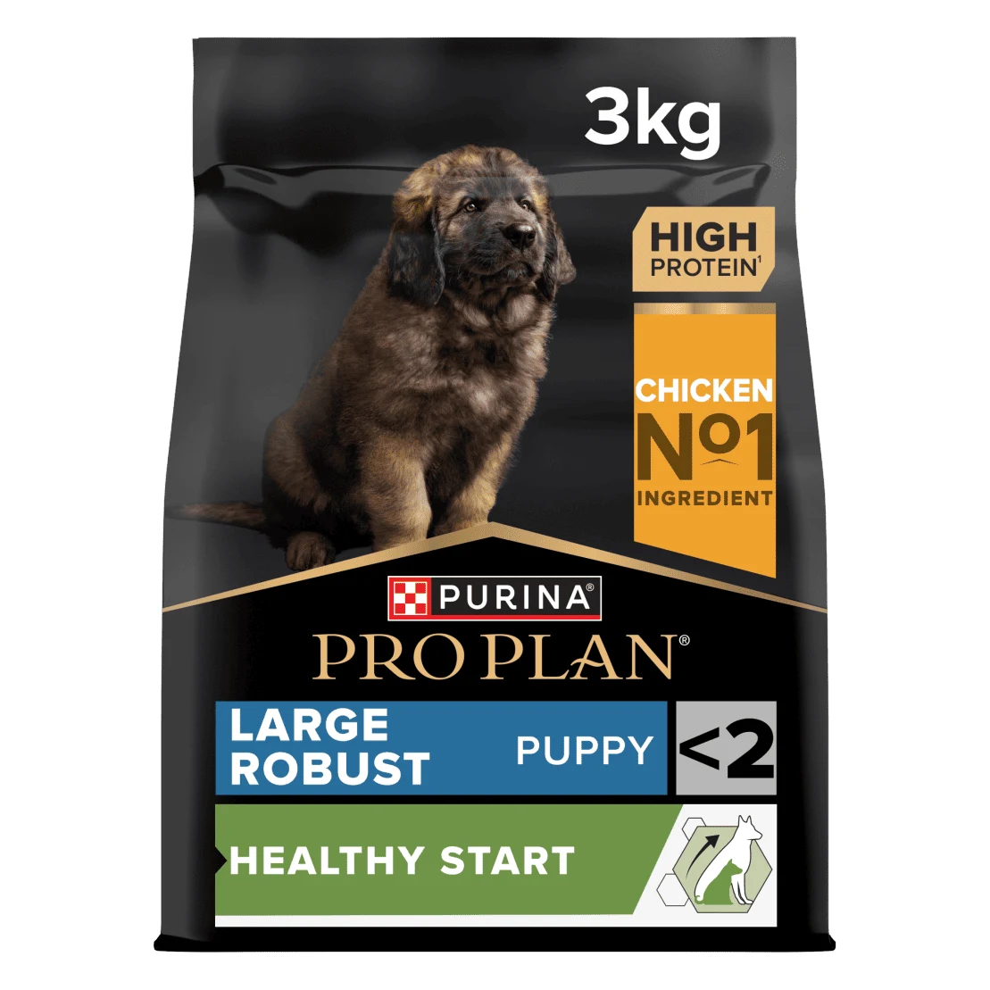 Purina Pro Plan Large Robust Puppy Healthy Start Chicken Dry Dog Food, 12kg