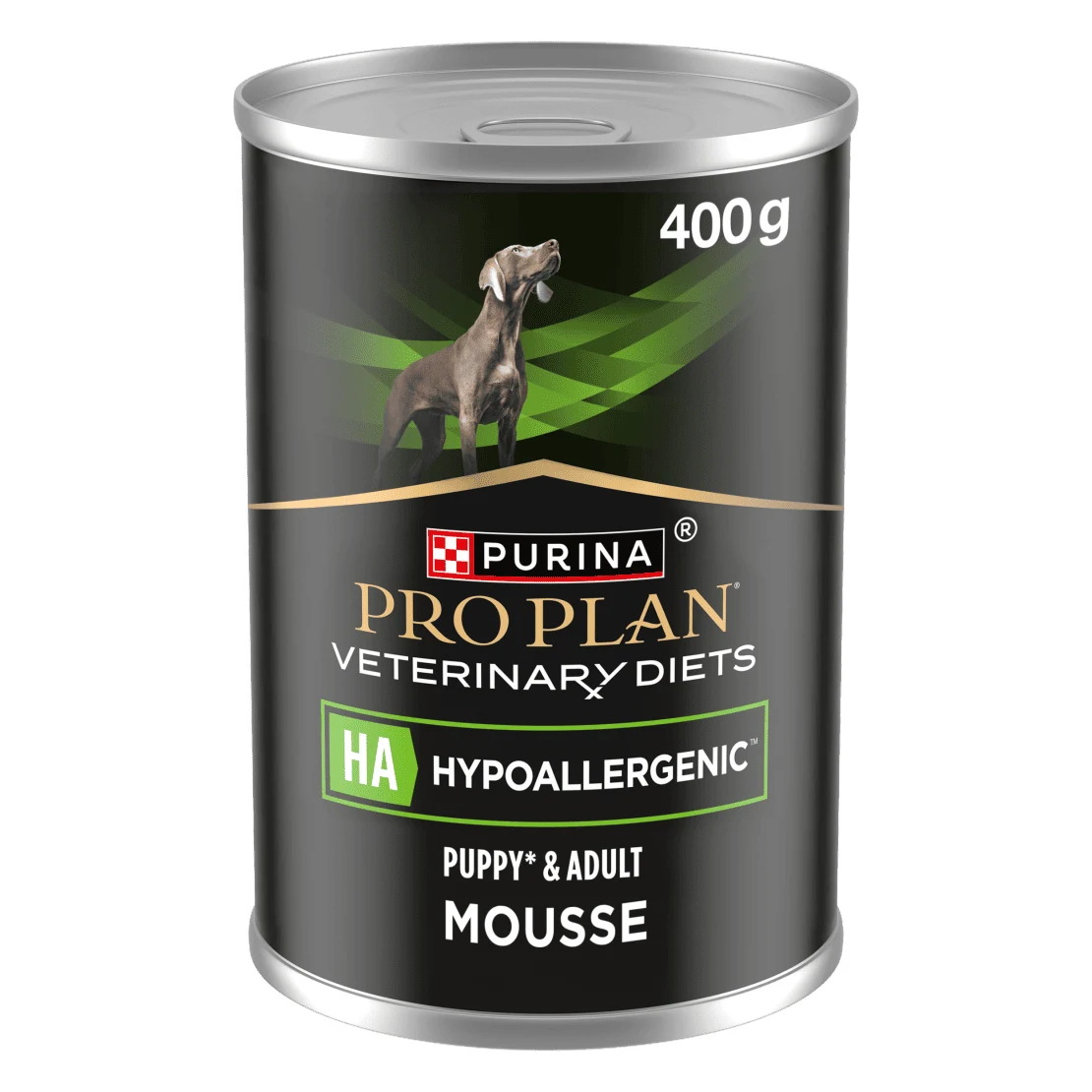 Purina Pro Plan Veterinary Diets Canine HA Hypoallergenic Mousse Wet Dog Food, 400g