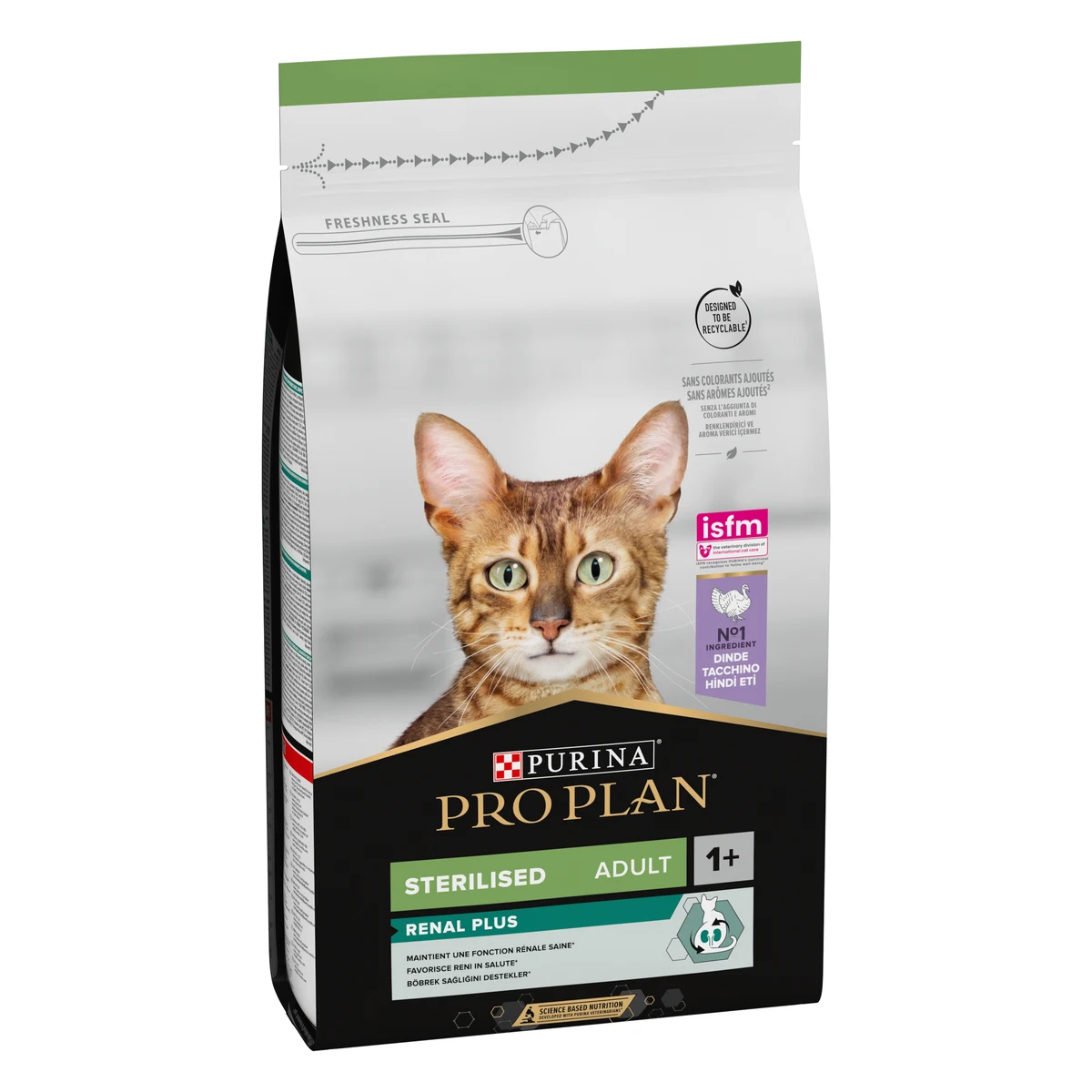 Purina Pro Plan Sterilised Adult Renal Plus Turkey Dry Cat Food, 10kg