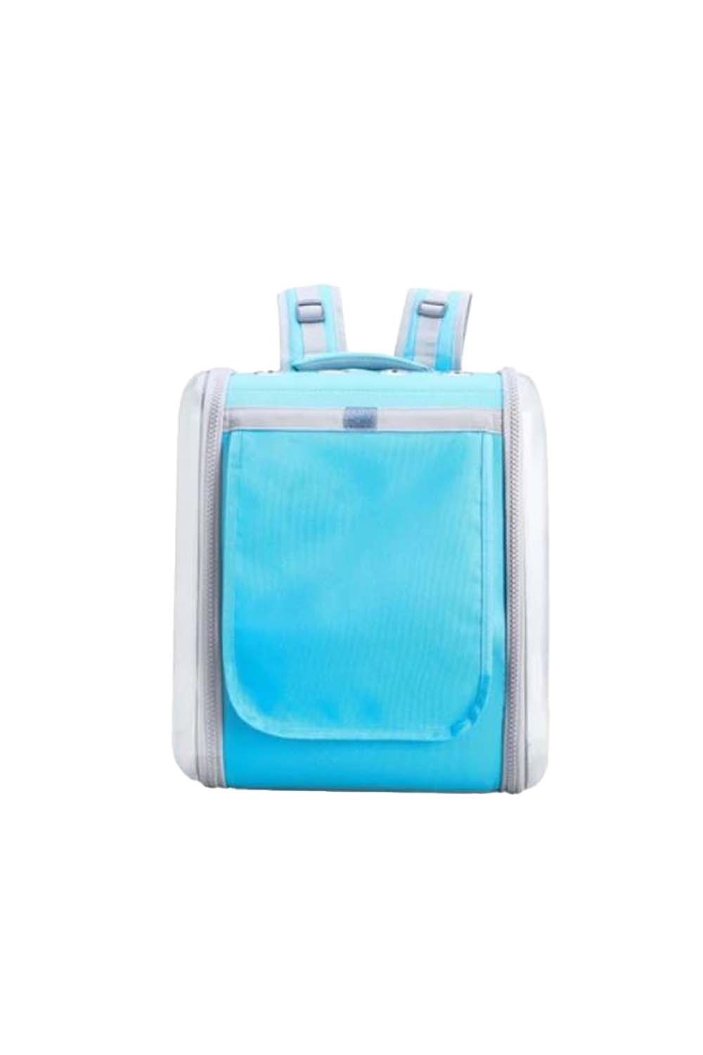 Backpack carrier Rectangular shape with clear windows on the sides