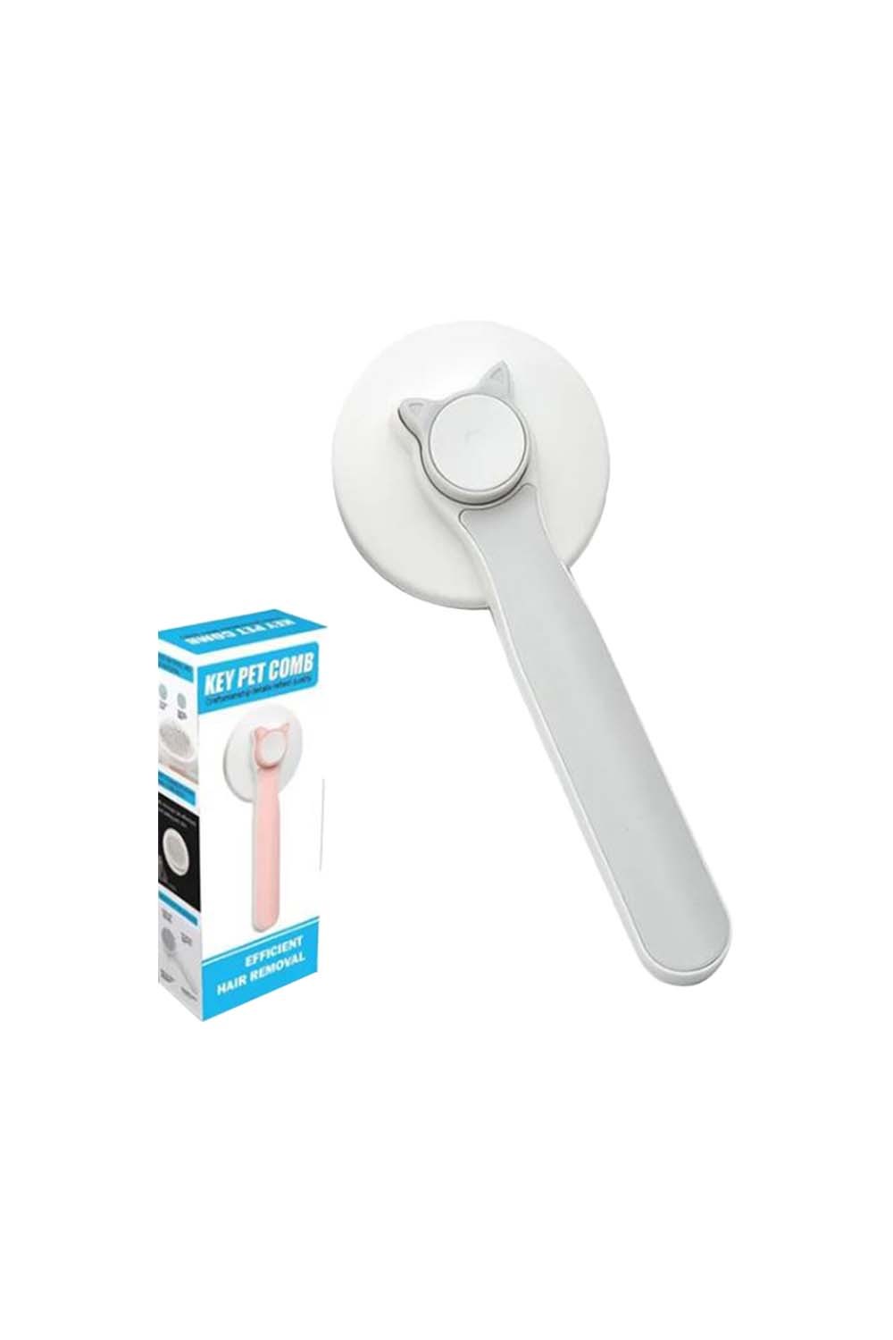 Pet Slicker Brush With switcher Button - Color Box