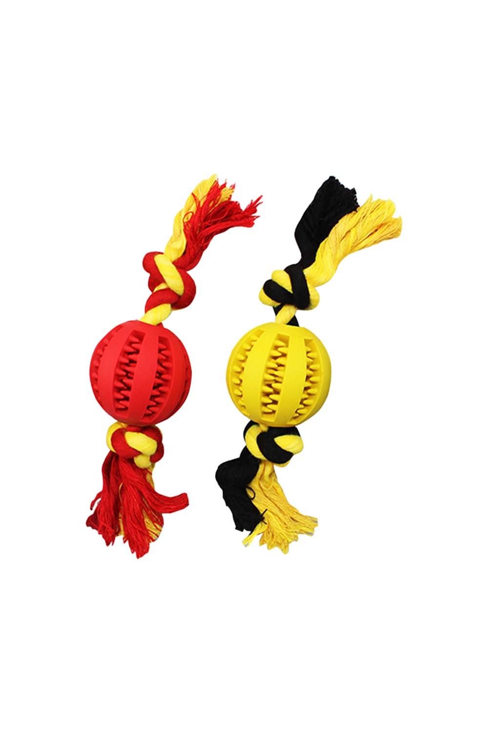 ForPet - Dog Toy Dental ball with Rope - Medium and Large