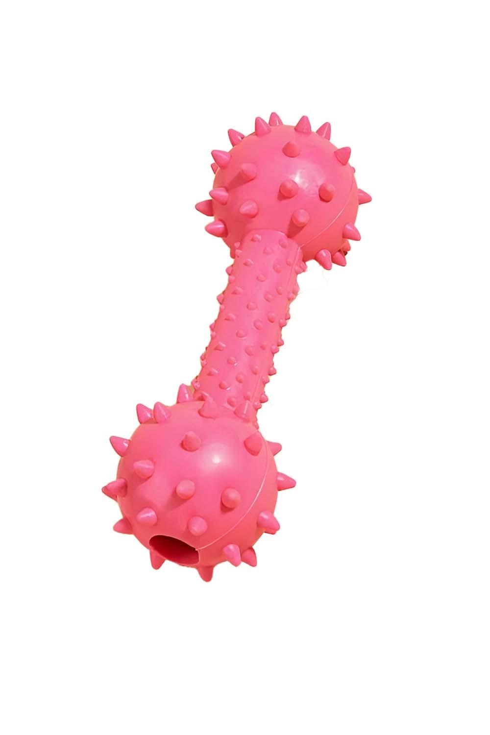 ForPet - Dog Toy Puppy Chewing Sparkly Dummble With Treat Hole 14cm