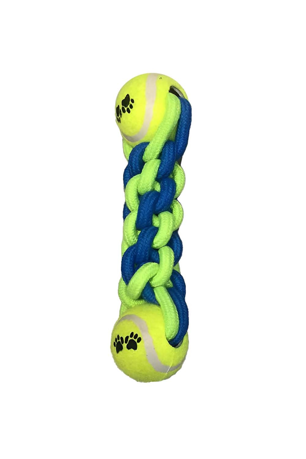 ForPet - Dog Toy Cotton Knotted Rope With double Tennis Balls 25cm