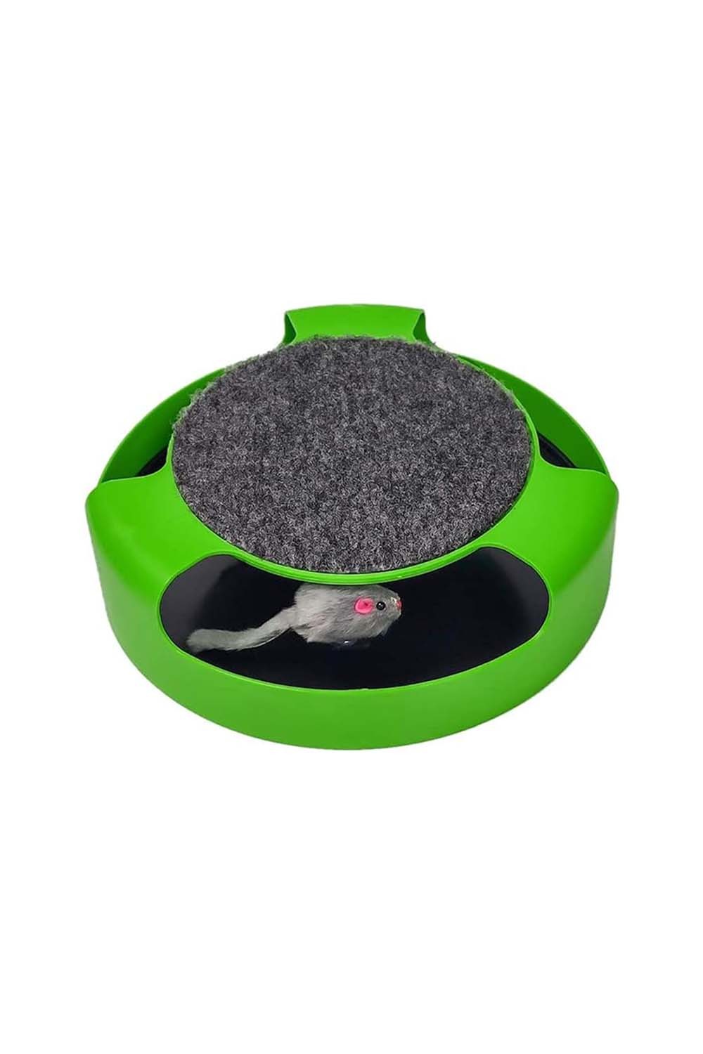 Cat Chasing Mouse Roundabout with Scratch pad 26cm