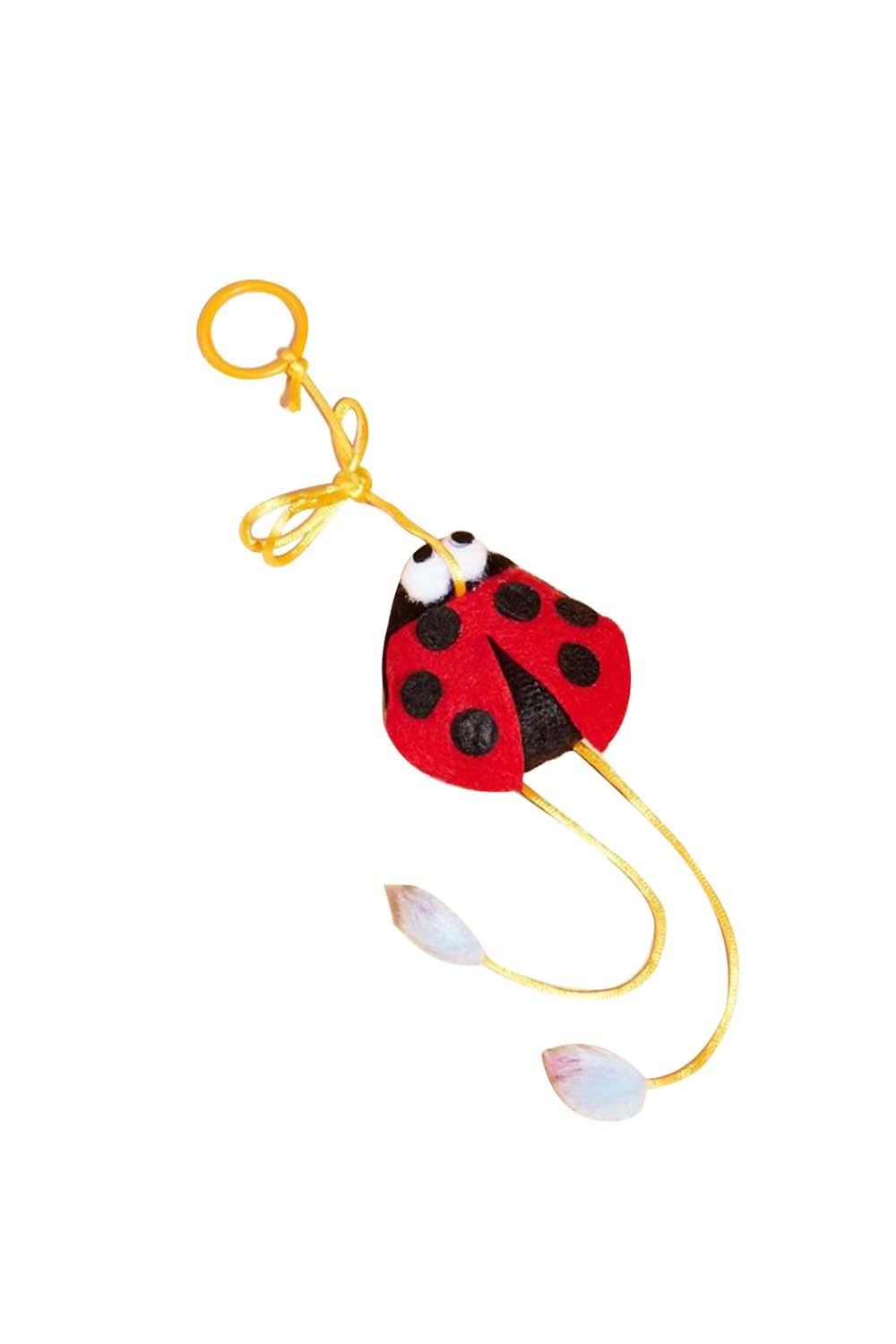 ForPet - Cat Toy LadyBug on Elastic band With Ring
