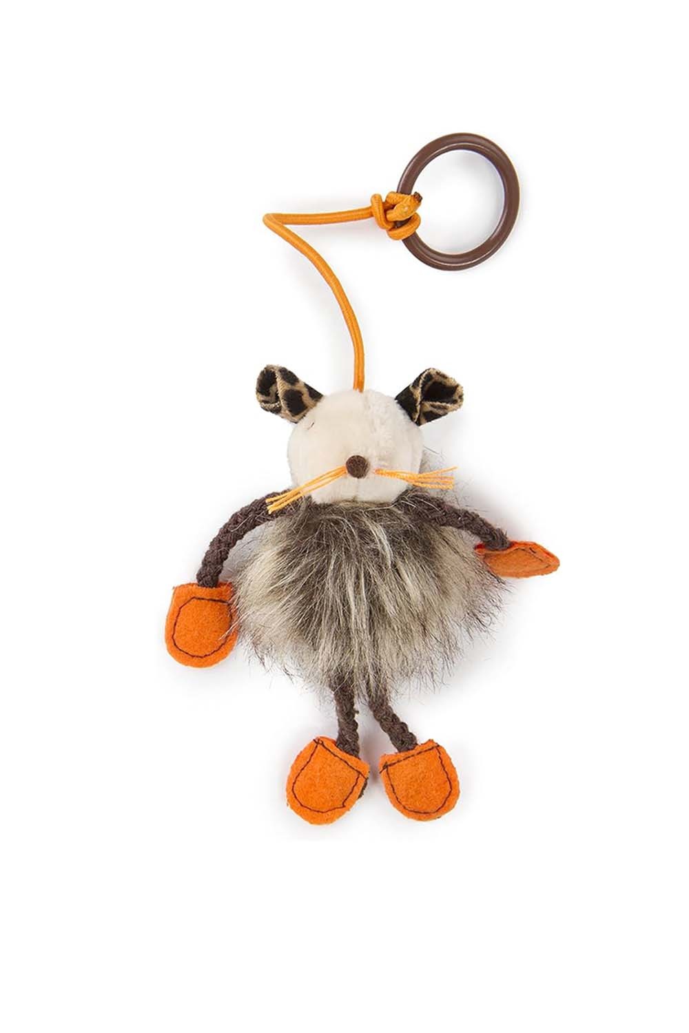 ForPet - Cat Toy Mouse Puppet on Elastic Band With ring