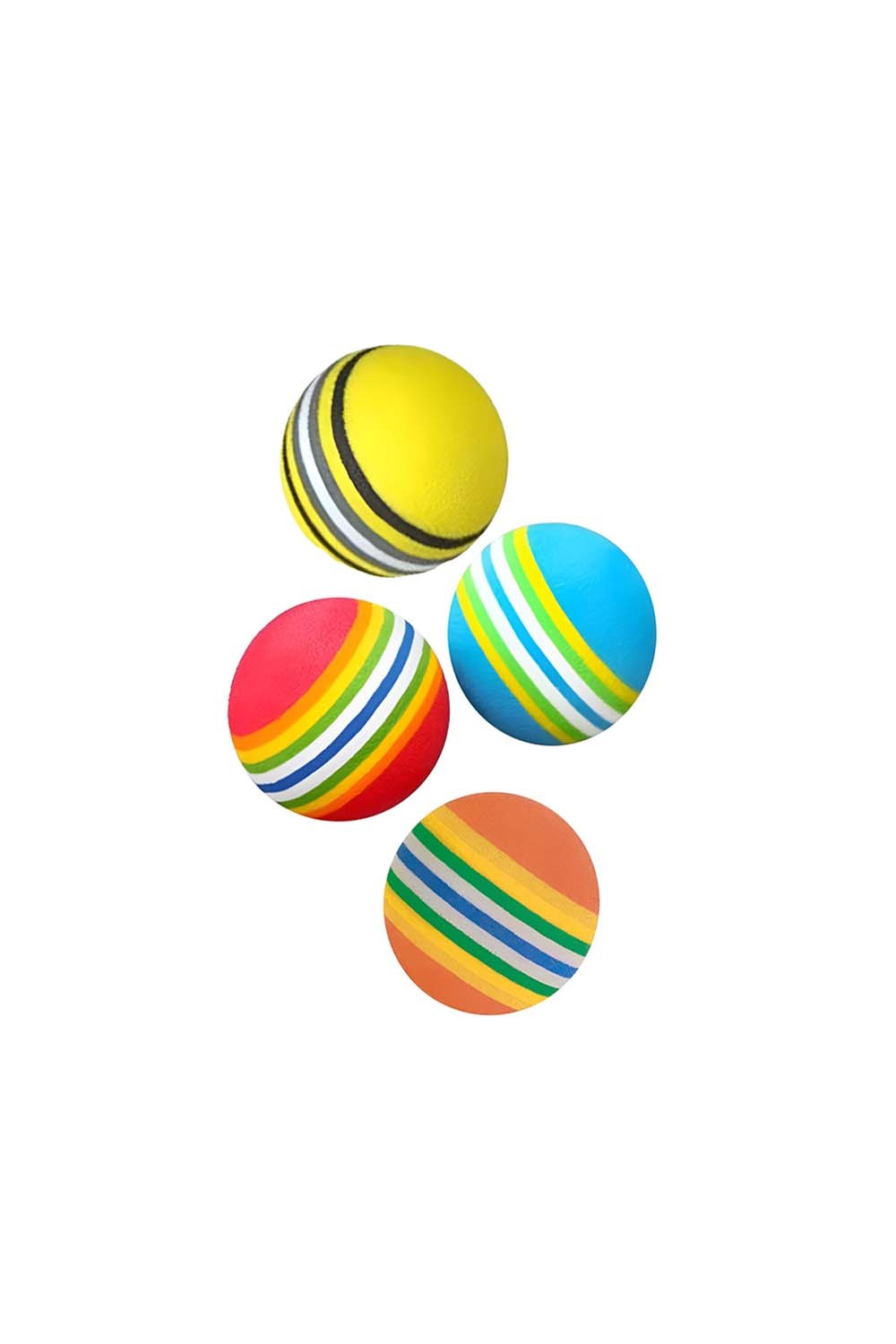 ForPet - Cat Toy 4 Foam Colorful Balls- Planets shape