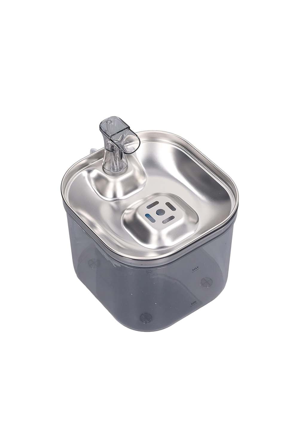 Pet Water Fountain squared Stainless Steel