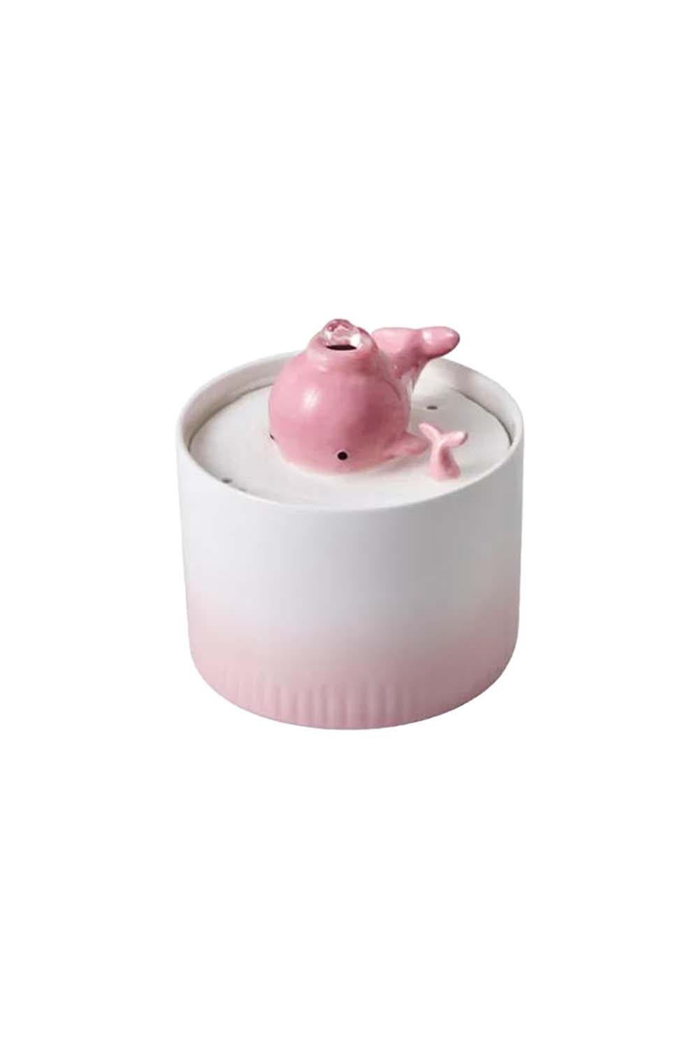 Pet Water Fountain Ceramic ( whale and Mushroom )