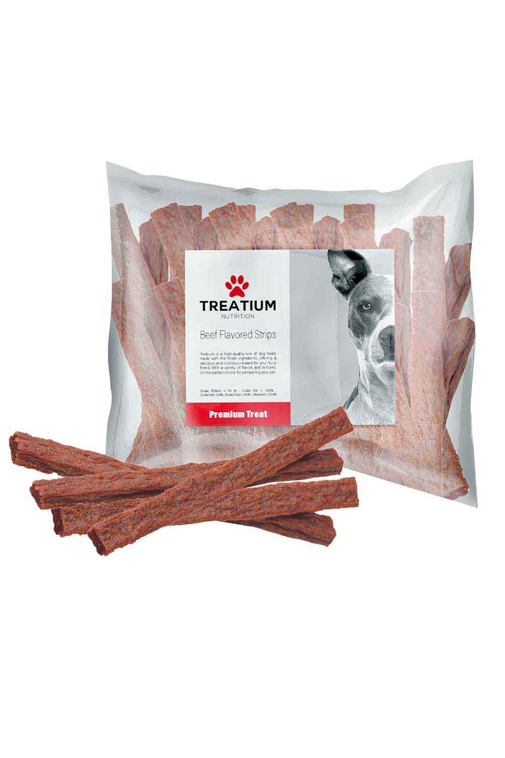 Treatium - Beef Flavored Strips