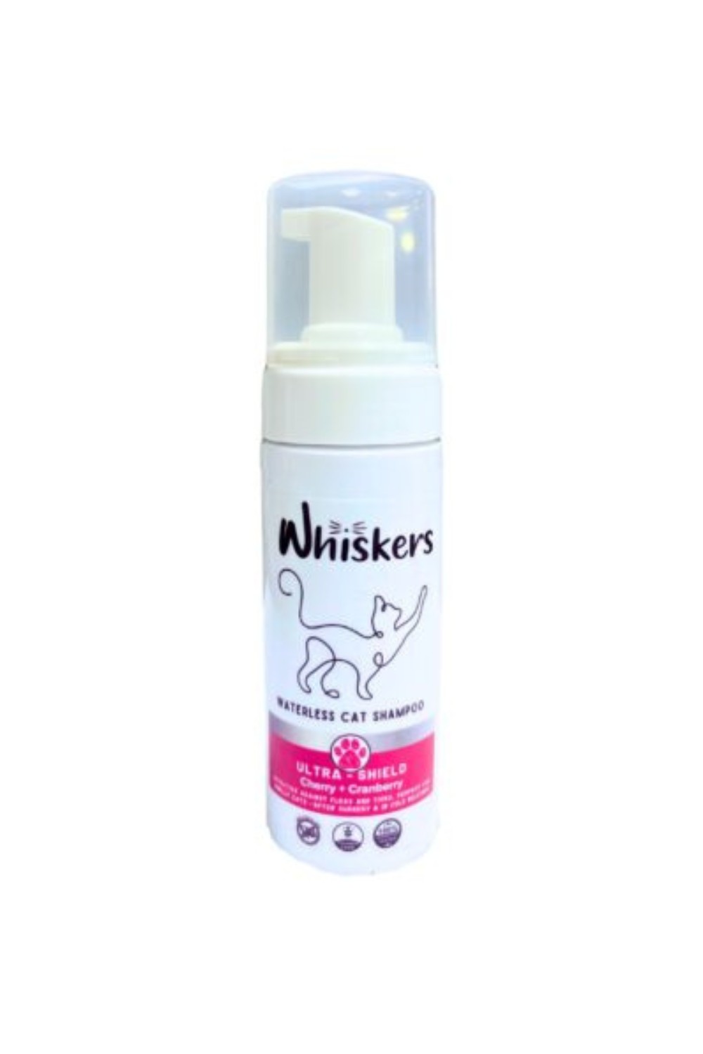Whiskers - Cat's Foam Shampoo/Cherry+Cranberry