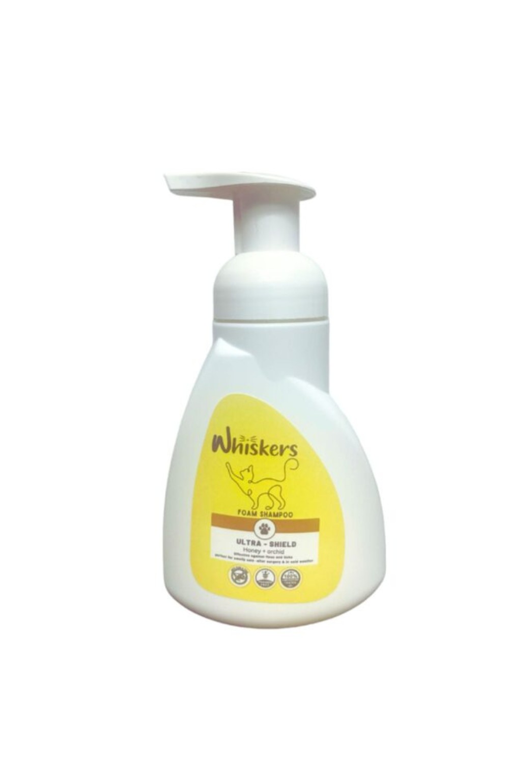 Whiskers - Cat's Foam Shampoo / Honey + orchid