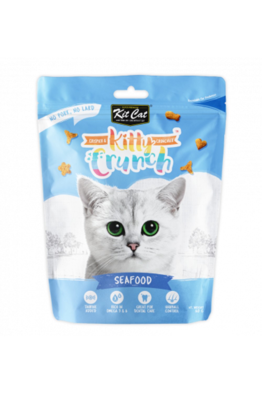 Kit Cat Kitty Crunch Seafood Flavor 60g