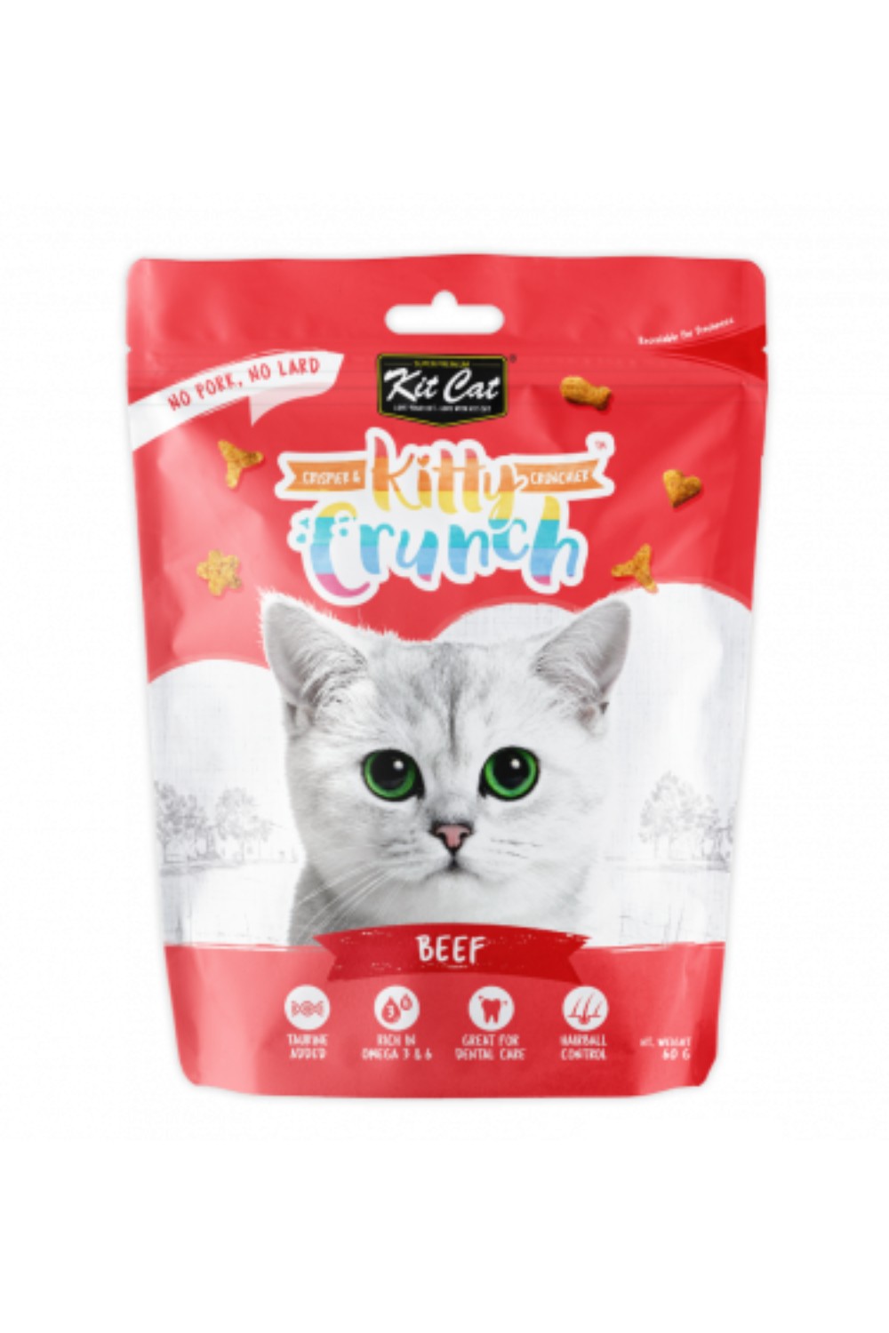 Kit Cat Kitty Crunch Beef Flavor 60k