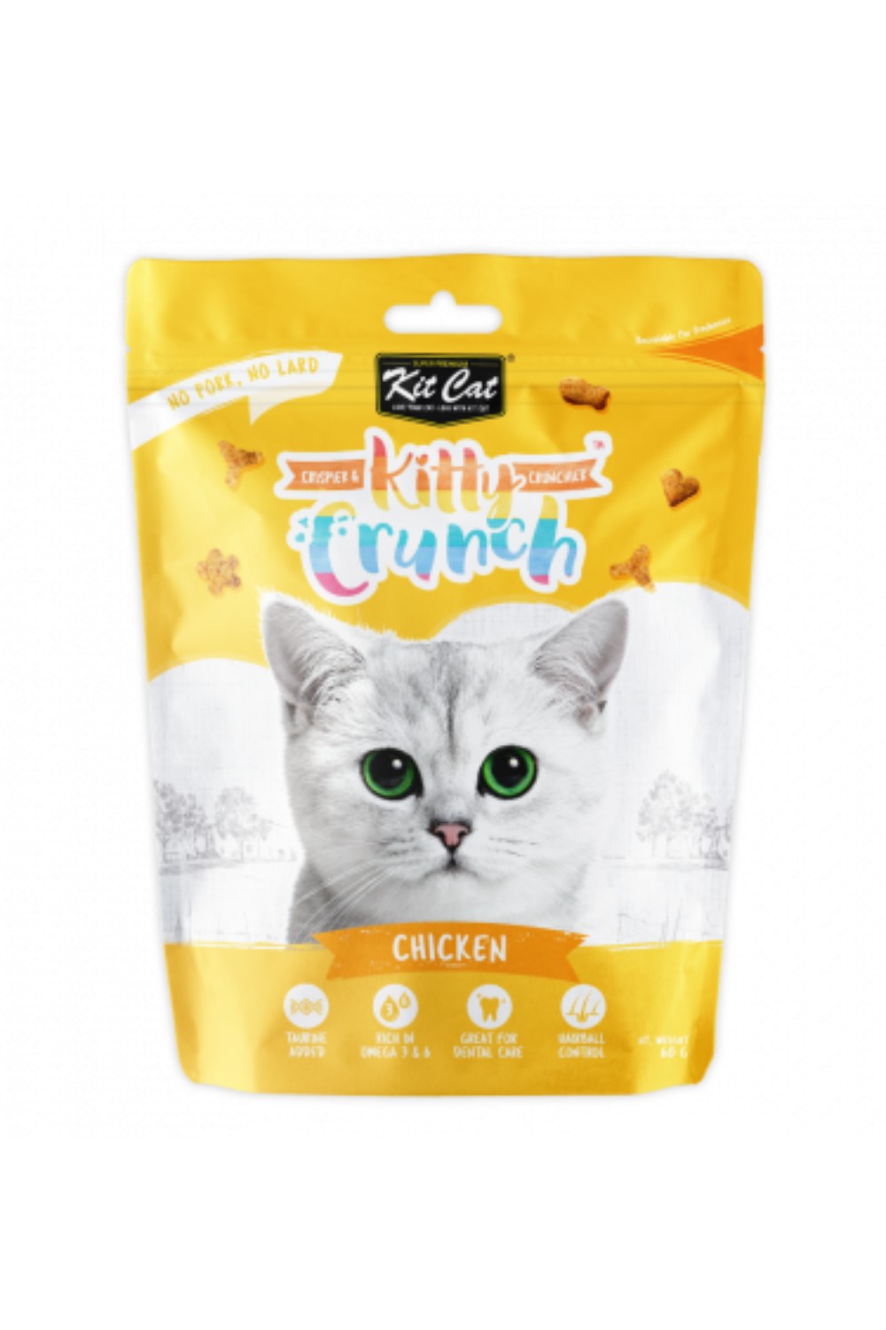 Kit Cat Kitty Crunch Chicken Flavor 60g