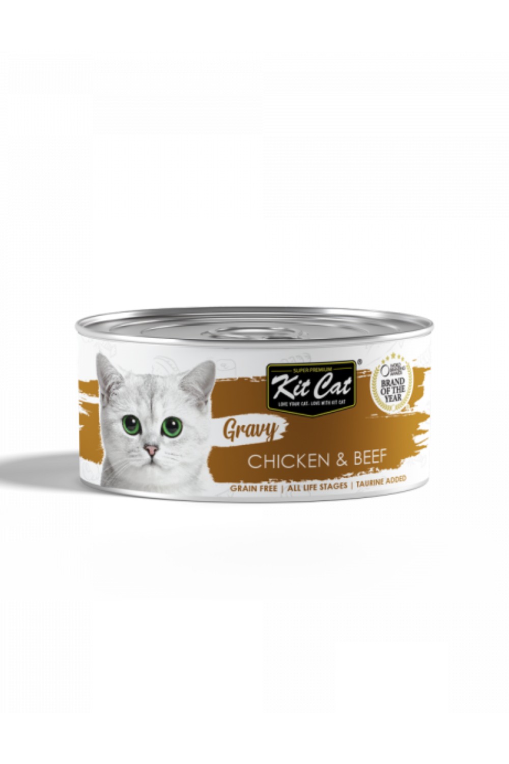 Kit Cat Gravy Canned Food Chicken & Beef 70g