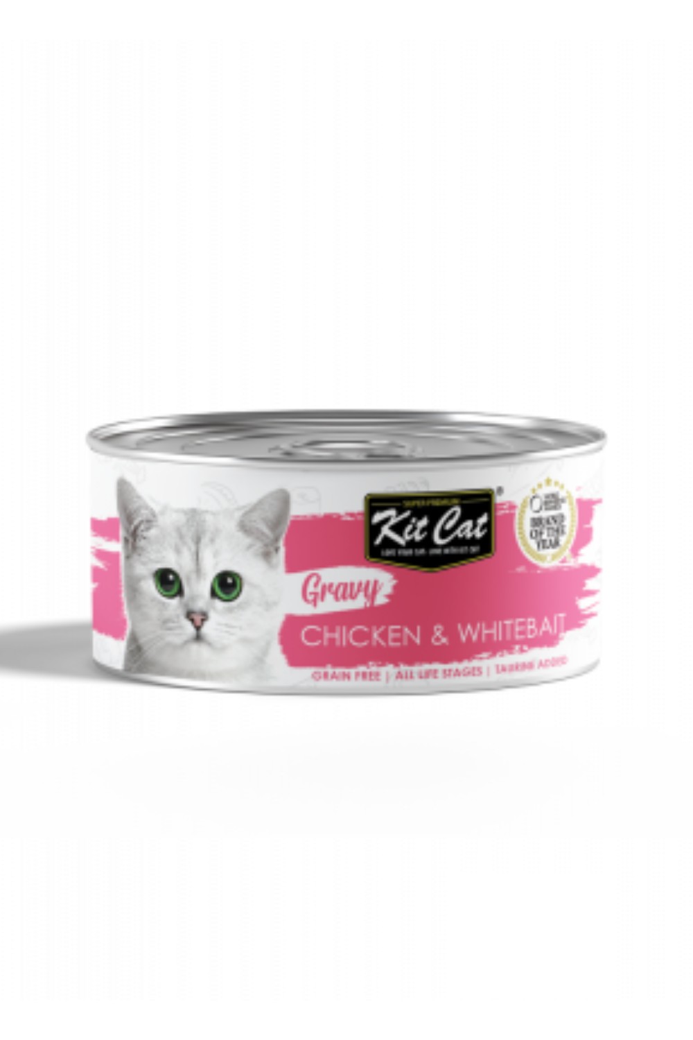 Kit Cat Gravy Canned Food Chicken & Whitebait 70g