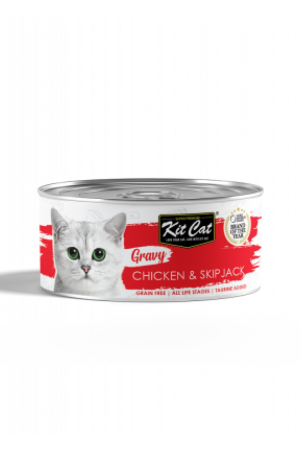 Kit Cat Gravy Canned Food Chicken & Skipjack 70g